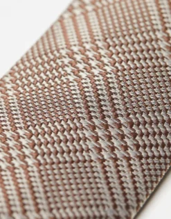 Design Slim Tie In Check