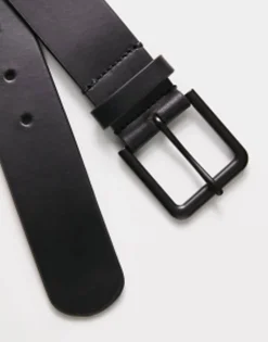 Design Smart Leather Belt With Matte Buckle In