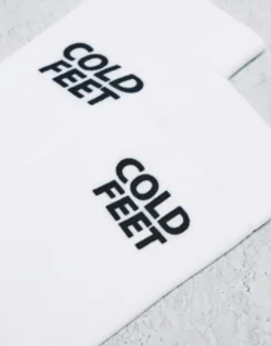 Design Sock With Cold Feet Slogan