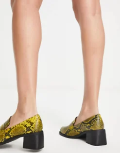 Design Stanford Smart Mid Heeled Loafers In