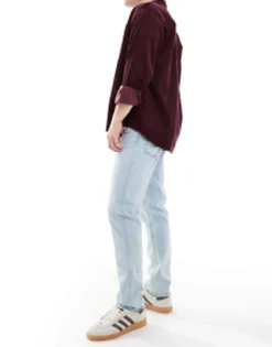 Design Stretch Slim Jeans In Light Wash