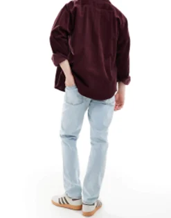 Design Stretch Slim Jeans In Light Wash