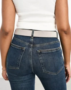 Design Suede Wavy Buckle Waist And Hip Jeans Belt