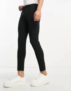 Design Super Skinny Cropped Smart Trouser In