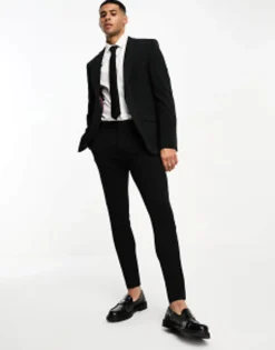 Design Super Skinny Suit In Black