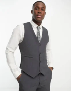 Design Super Skinny Suit Waistcoat In