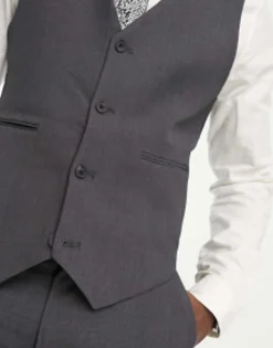 Design Super Skinny Suit Waistcoat In