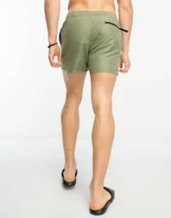 Design Swim Shorts In Short Length With Belt In