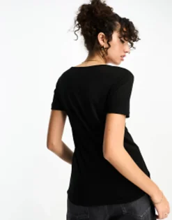 Design Tall Relaxed V Neck T-Shirt In