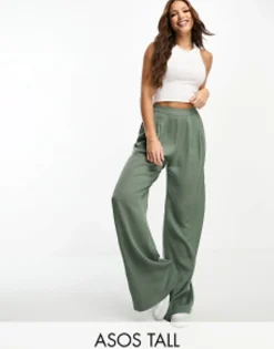 Design Tall Wide Leg Trouser In