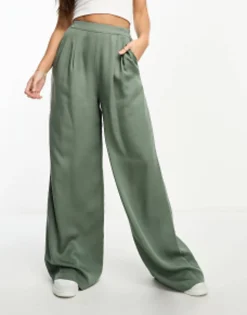 Design Tall Wide Leg Trouser In