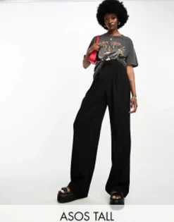 Design Tall Wide Leg Trouser In