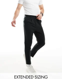 Design Tapered Smart Trousers In