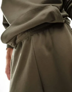 Design Tracksuit With Oversized Hoodie And Relaxed Joggers In Beige