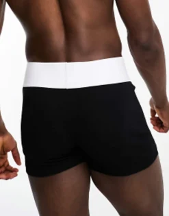 Design Trunks In With Contrast White Waistband