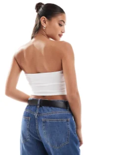 Design Ultimate Crop Bandeau Top 2 Pack In Multi