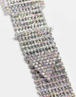 Design Waist And Hip Embellished Crystal Belt