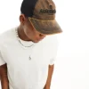Design Waxed Trucker Cap In Washed