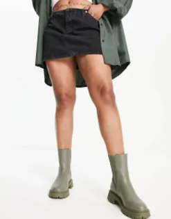 Design Wide Fit Alfie Chunky Chelsea Boots In