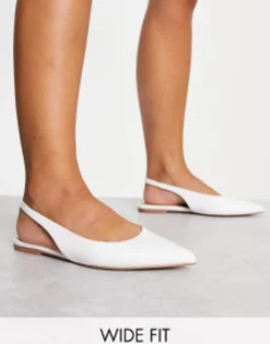 Design Wide Fit Lala Slingback Ballet Flats In