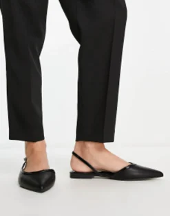 Design Wide Fit Lane Slingback Ballet Flats In