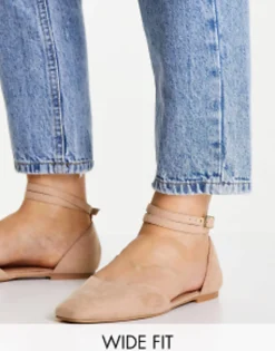 Design Wide Fit Lift Ballet Flats In