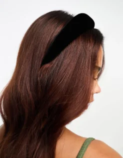 Design Wide Padded Headband In Velvet