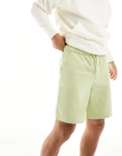 Design Wide Shorts In Regular Length In Sage