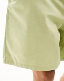 Design Wide Shorts In Regular Length In Sage