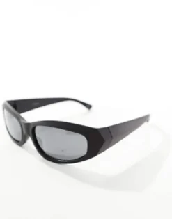 Design Wrap Around Racer Sunglasses In Matte