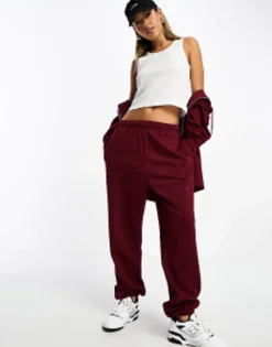 Design Zip Through Hoodie And Jogger In Brown
