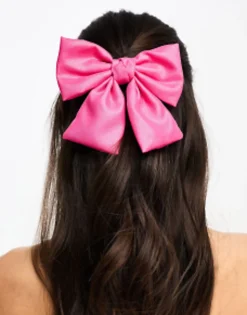 Designb London Satin Hair Bow Clip