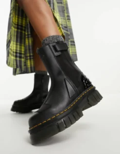 Dr Martens Audrick Chelsea Hi Boots In Nappa Leather