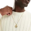 Faded Future St Christopher Coin Pendant In