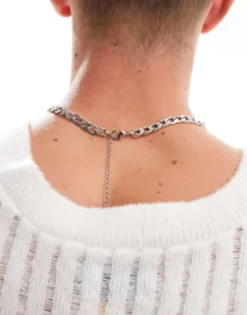 Faded Future Two Tone Antique Chain Necklace In