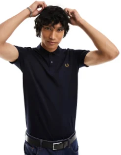 Fred Perry Plain Polo Shirt In