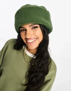 Glamorous Borg Turnup Beanie In