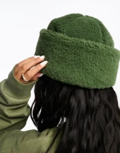 Glamorous Borg Turnup Beanie In