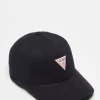 Guess Originals Triangle Logo Cap In Black