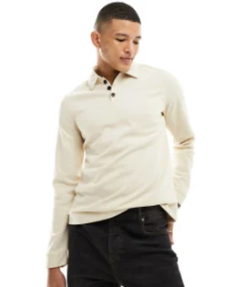 Harry Brown Mock Neck Polo Top In