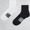 Hiit Crew Socks 2 Pack In Multi