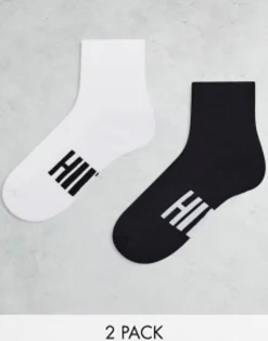 Hiit Crew Socks 2 Pack In Multi