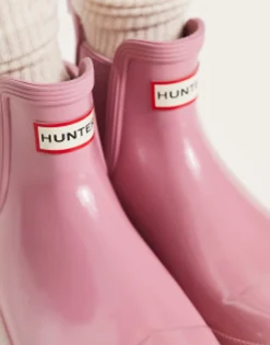 Hunter Original Chelsea Gloss Boots In