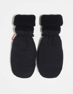 Hunter Quilted Logo Mitten Gloves In