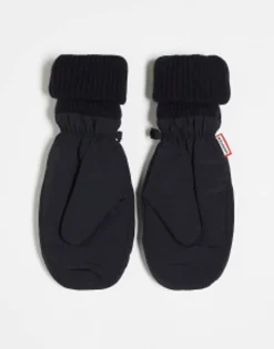 Hunter Quilted Logo Mitten Gloves In