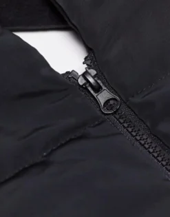 Hunter Quilted Zip Front Scarf With Pockets In