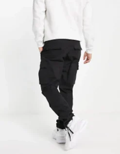 Jack & Jones Intelligence Loose Fit Washed Cargo Trouser In