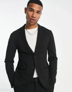 Jack & Jones Premium Slim Jersey Suit Jacket & Trouser In