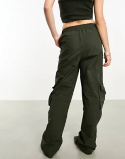 Jjxx Relaxed Fit Cargo Trousers Co-Ord In Dark Khaki