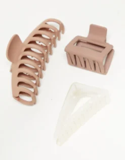 Kitsch Assorted Claw Clip 3Pc - Oversized Claw